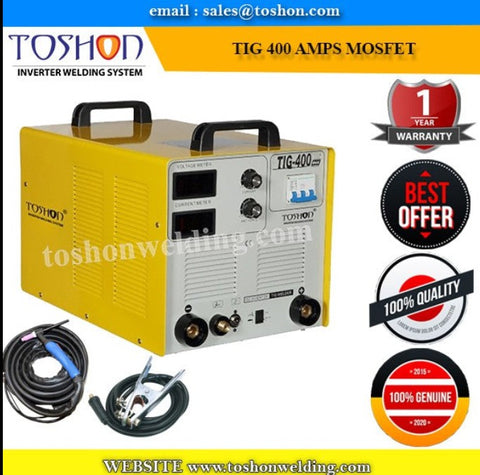 Toshon TIG 400A MOSFET Three Phase DC TIG & MMA Inverter Welding Machine