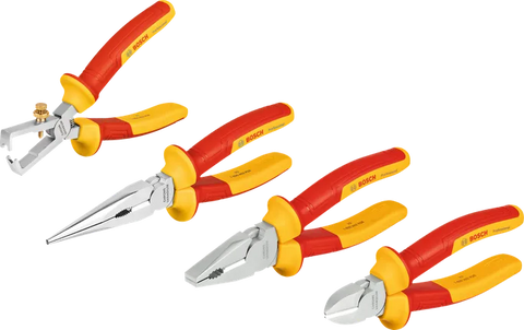 Bosch VDE Pliers Set, 4 pcs Professional (1 600 A02 NG1)