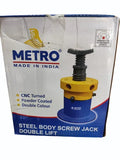 METRO Steel Body Jack Double Lift – Heavy Duty Vehicle Lifting Jack for Tata Ace 5 Ton, Tata Sumo 10 Ton, LCV & Canter 15 Ton